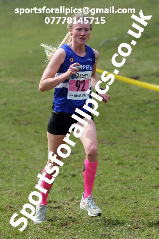 Masters men 2021 NECAA Cross Country Relays, Thornley Farm, Peterlee, Saturday, April 10th. Photo: David T. Hewitson/Sports for All Pics